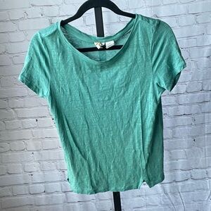 C&C California Green Linen T-Shirt Size Small